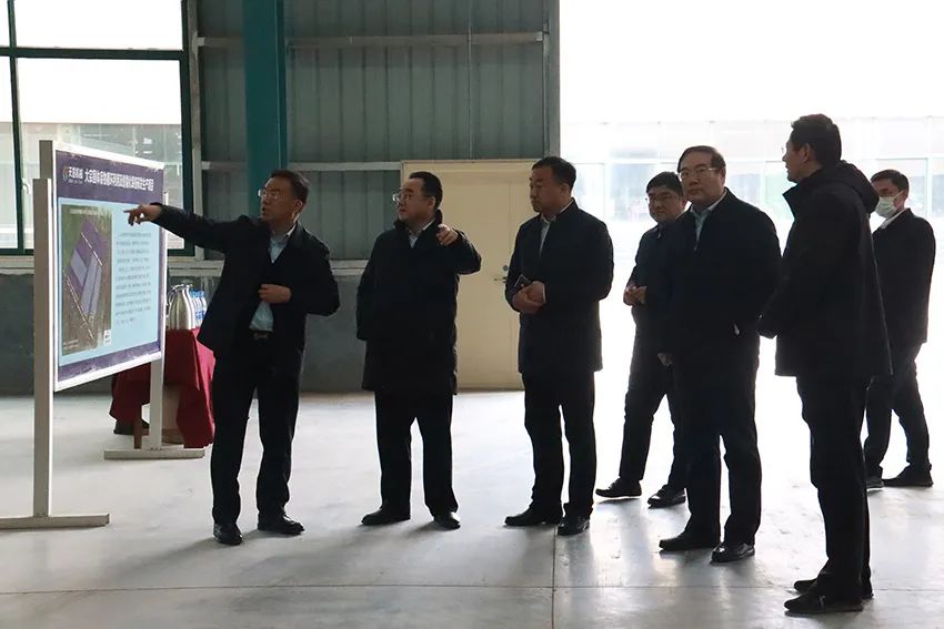 濟(jì)寧市委常委，市政府副市長(zhǎng)、黨組副書記王宏偉蒞臨天意機(jī)械調(diào)研大宗固廢項(xiàng)目